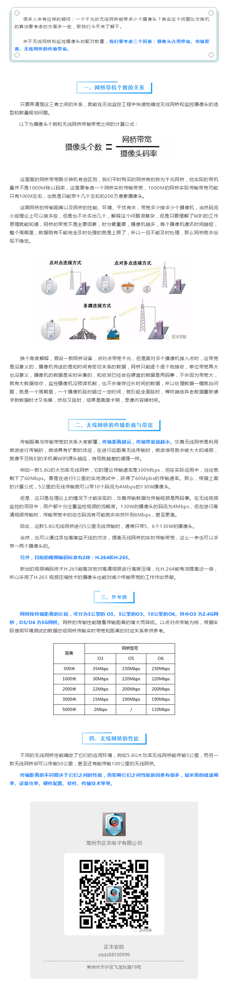 一個千兆無線網橋可以帶多少個攝像頭.png